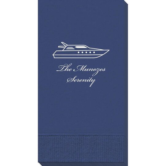 Outlined Yacht Guest Towels